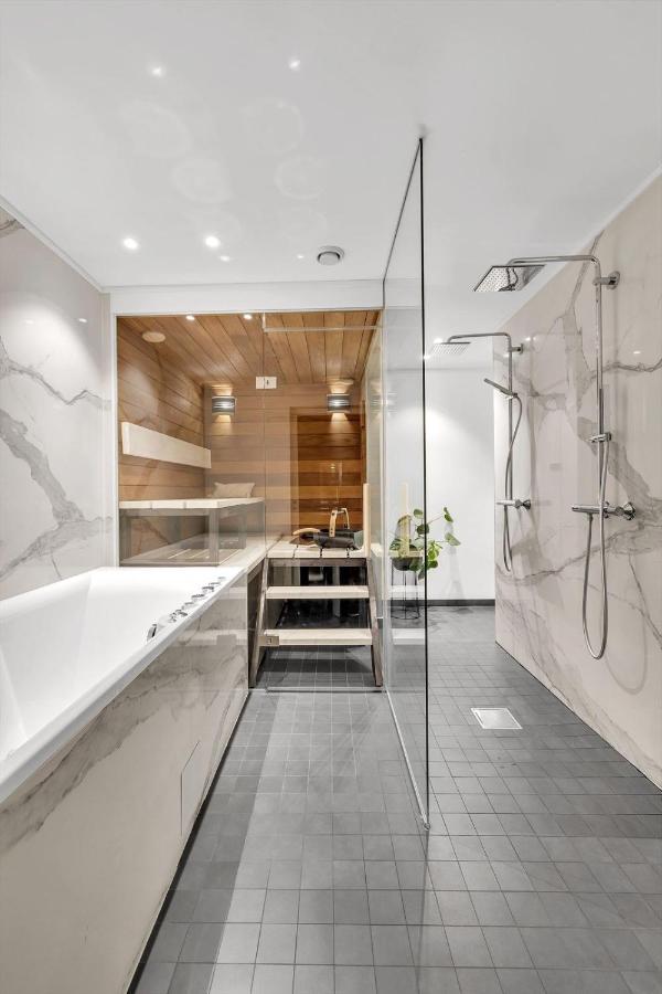 Kais Sauna, Jacuzzi, Cinema And Balcony House! Central Location 特罗姆瑟 外观 照片